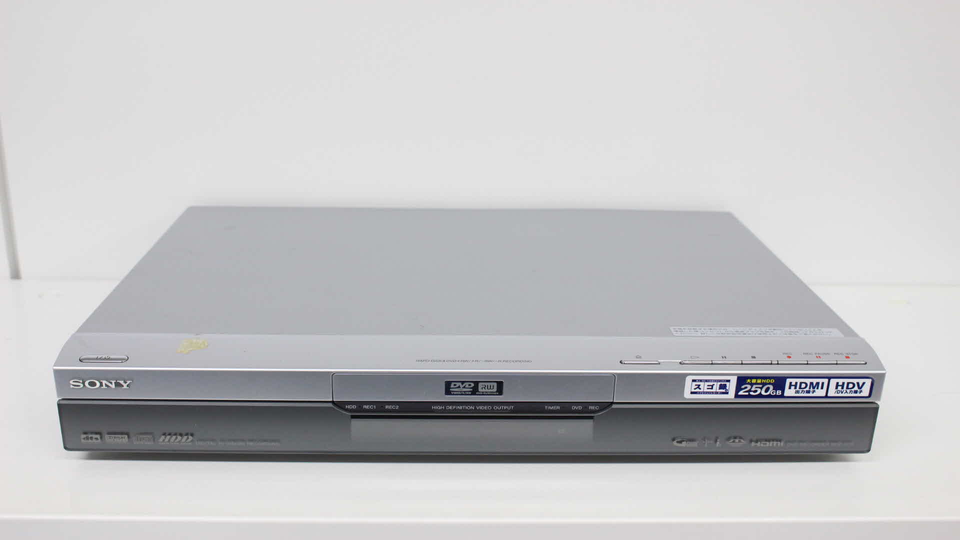 新色 リユースショップダイコク屋店SONY スゴ録 デジタルハイビジョンチューナー内蔵HDD搭載DVDレコーダー RDZ-D5 