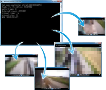 映像データファイルとして復旧