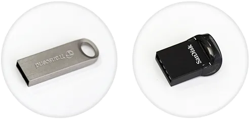 特殊モデルのUSBメモリー写真